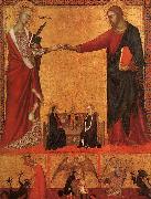 The Mystical Marriage of St.Catherine, Barna da Siena